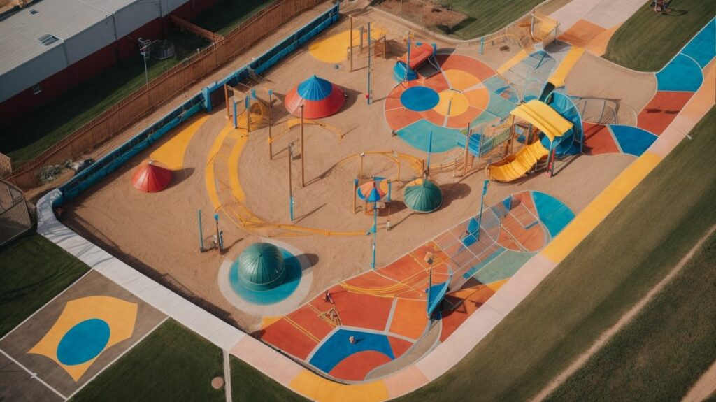 Twister Playground Markings